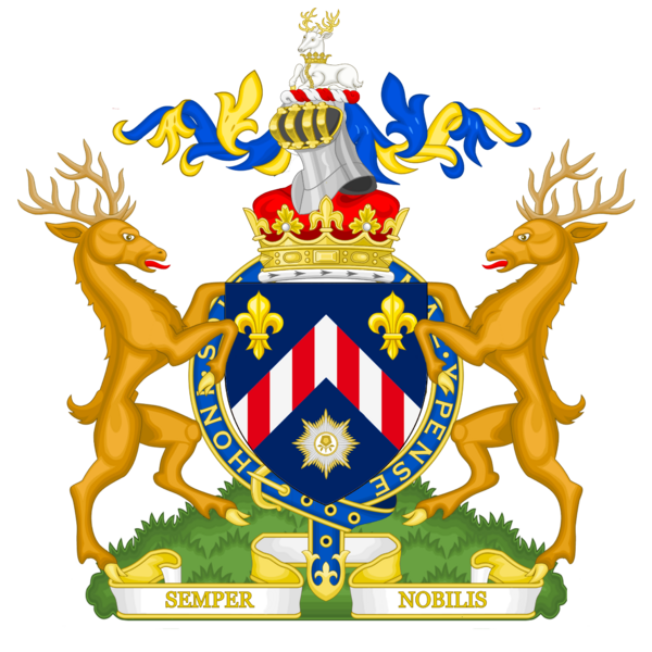 檔案:Heraldic achievement of Nicholas Hokyeson.png