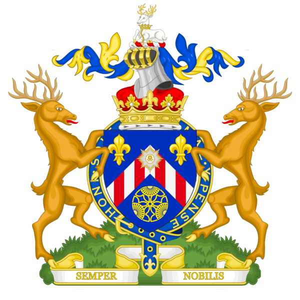 檔案:Heraldic achievement of Nicholas Houson.png